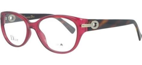 Christian Dior Eyeglasses CD 3246 35Z Fuchsia Havana Brown 